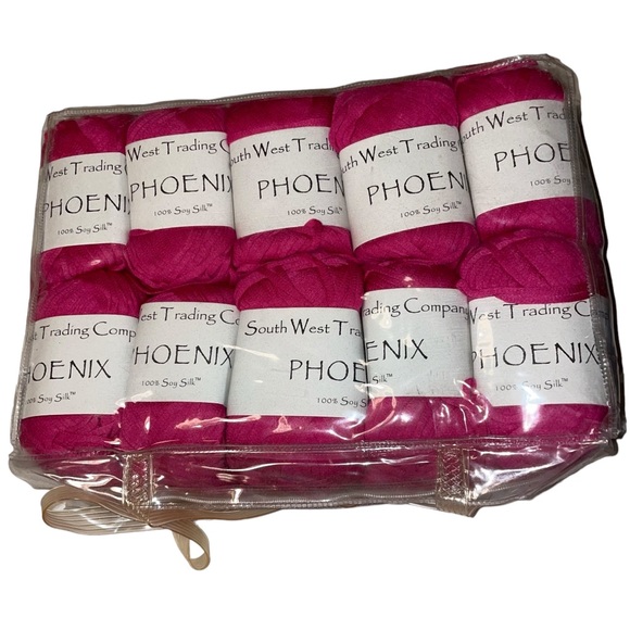 South West Trading Company Phoenix Soy Silk Worsted Tape Yarn SWTC Soysilk - Picture 6 of 6